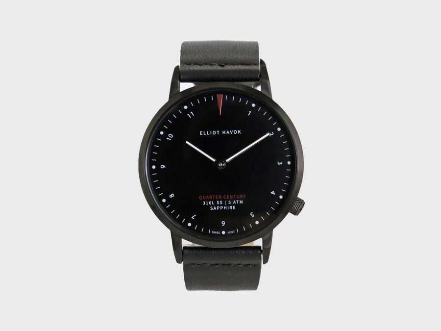 PHANTOM BLACK QUARTER CENTURY WATCH - 41MM