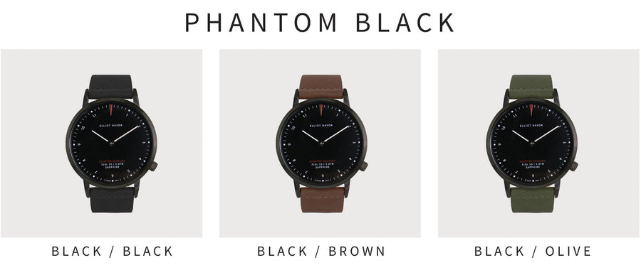 PHANTOM BLACK QUARTER CENTURY WATCH - 41MM