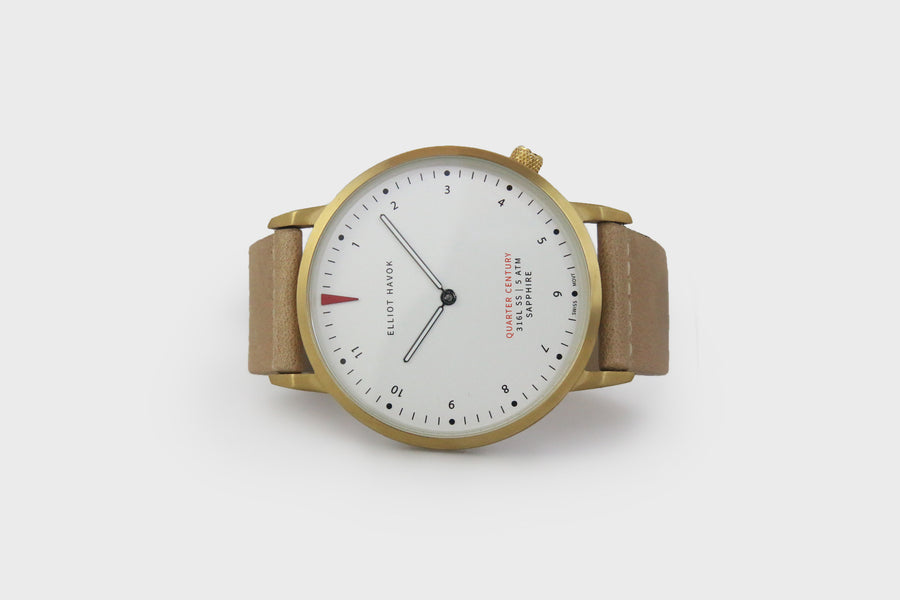 SANDSTONE GOLD QUARTER CENTURY WATCH - 41MM