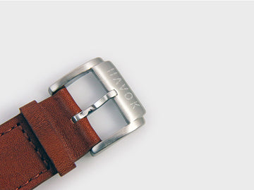 22MM LEATHER WATCH STRAP